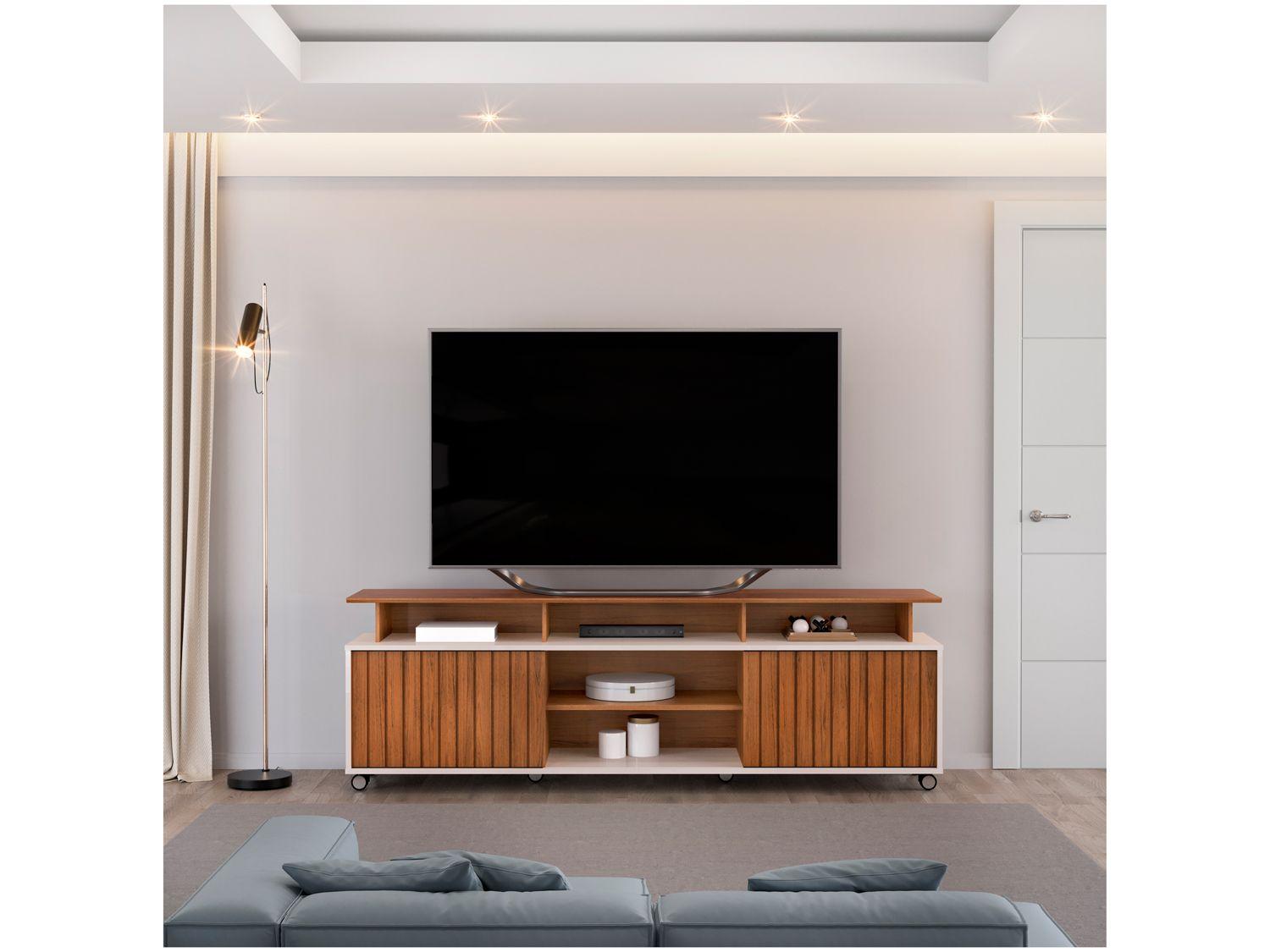 Rack para TV até 70" 2 Portas DJ Móveis Olimpic