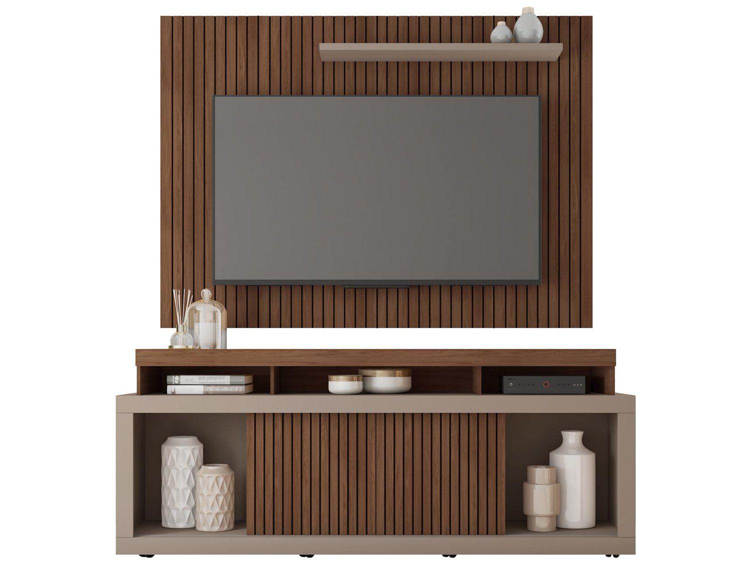 Rack para TV até 70” com Painel 1 Porta Caemmun Aegon