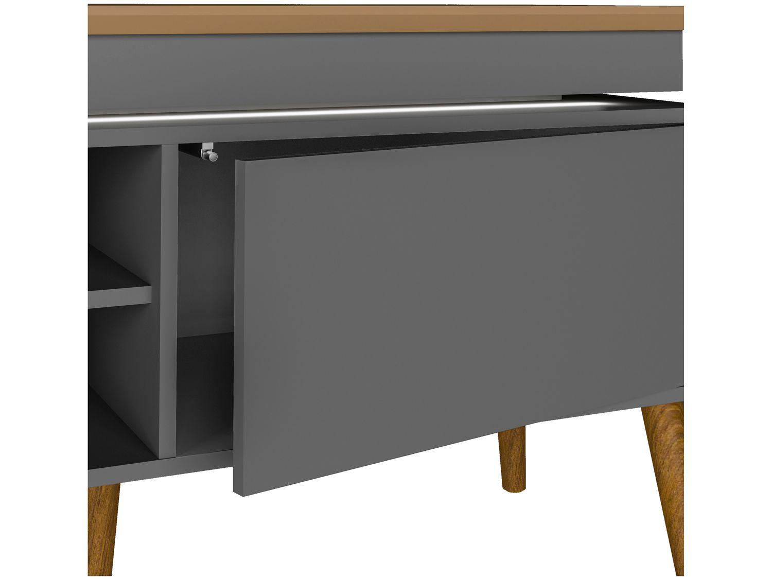 Rack para TV até 75" 2 Portas Artely Lumina