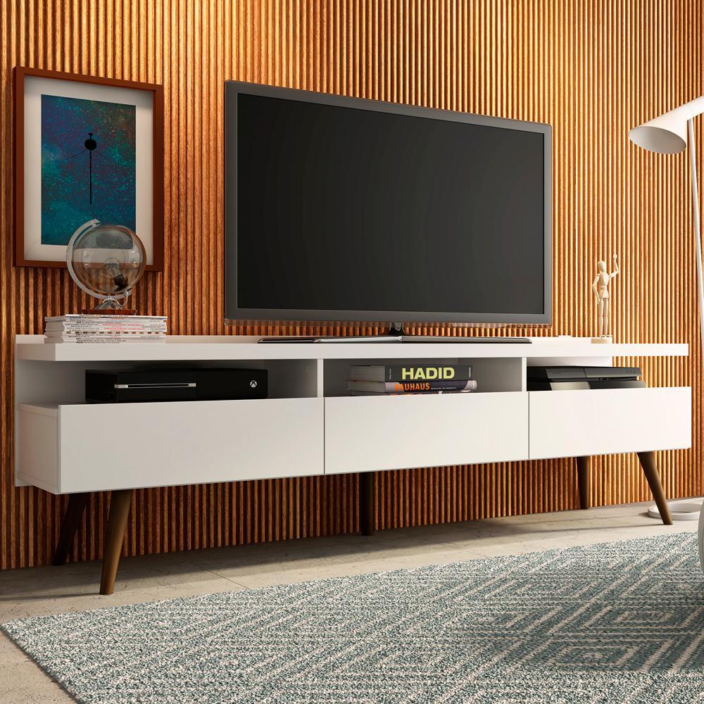 Rack para TV at 75 Polegadas Madesa Paris com 3 Gavetas Rack para TV at 75 Polegadas Madesa Paris com 3 Gavetas
