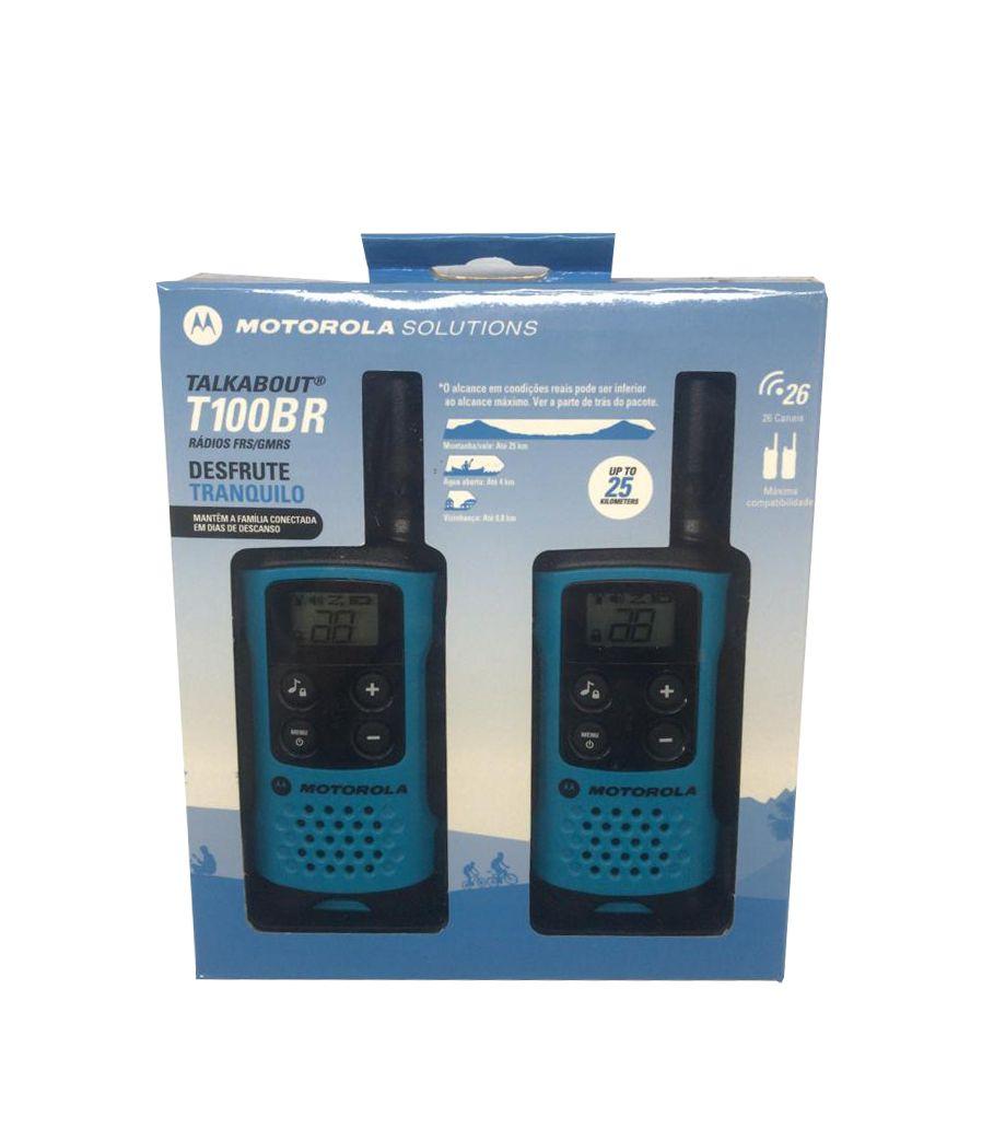 Radio Comunicador Motorola Talkabout T100br T100 26 Canais Rádio