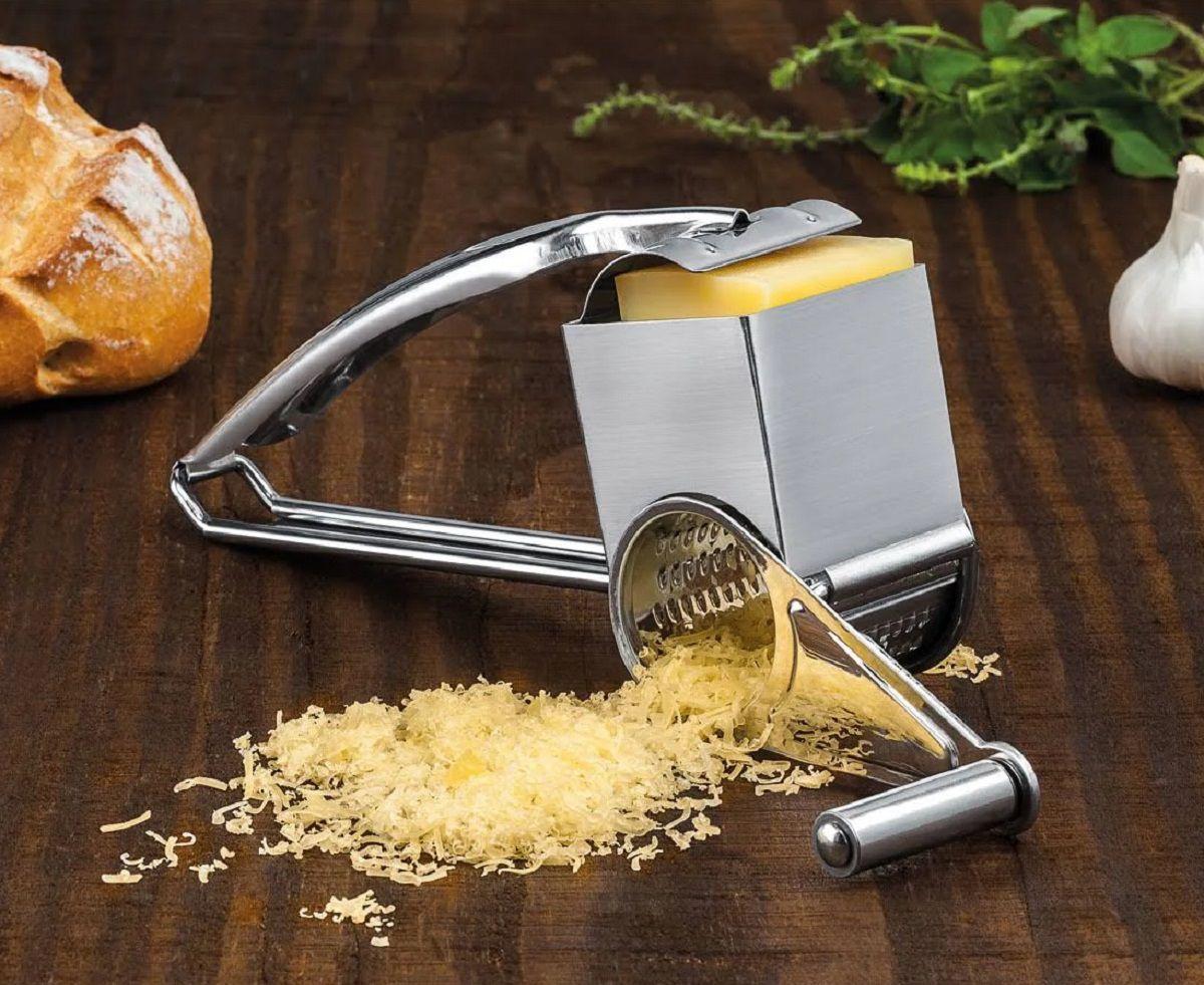 Ralador De Queijo Ou Coco Em Inox Manual com Manivela Hércules ...