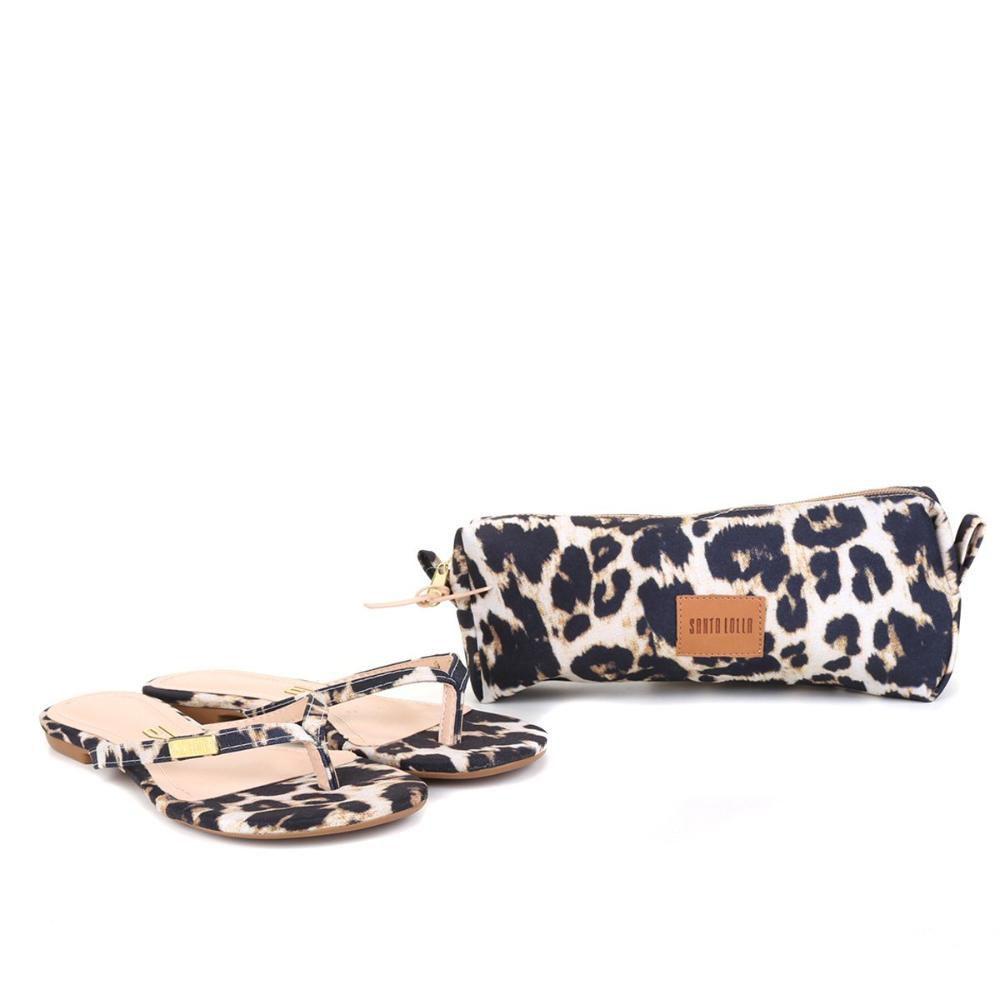 Rasteira santa lolla onça Clearance