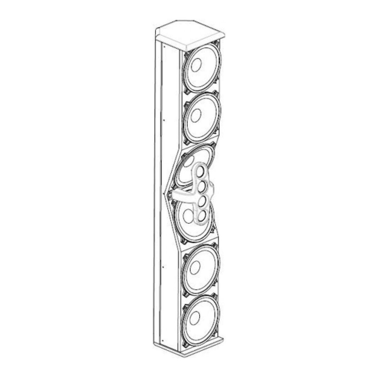 rcf vertical array