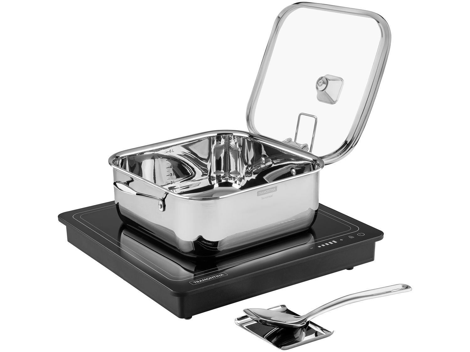 Rechaud Elétrico Inox 7,3L Tramontina 64039420 4 Peças