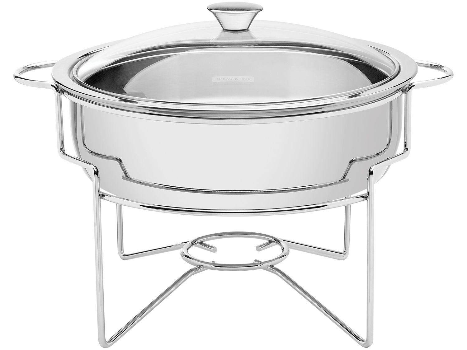 Rechaud Inox 4,3L Tramontina 61041213 3 Peças