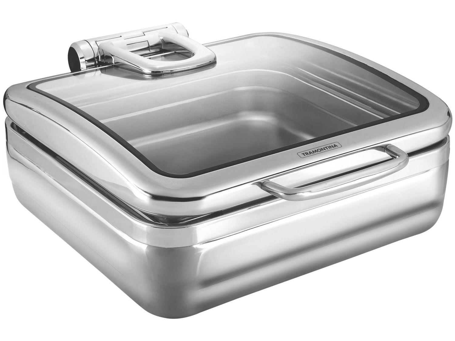 Rechaud Inox 5,9L Tramontina 61027010 com Tampa