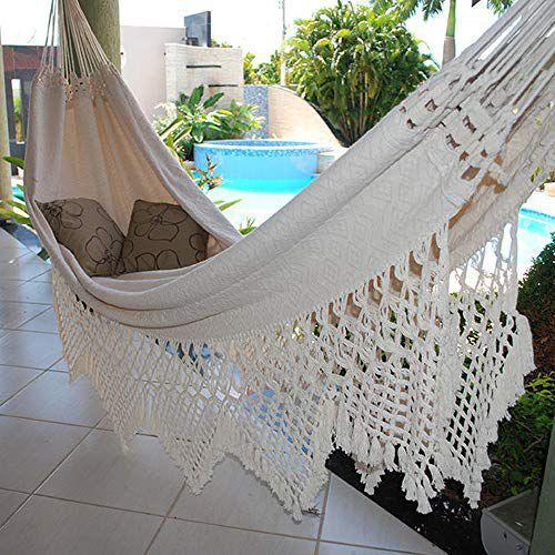 Rede para Dormir Casal Tambaba Crua (Bege) Rede de Descanso Magazine Luiza