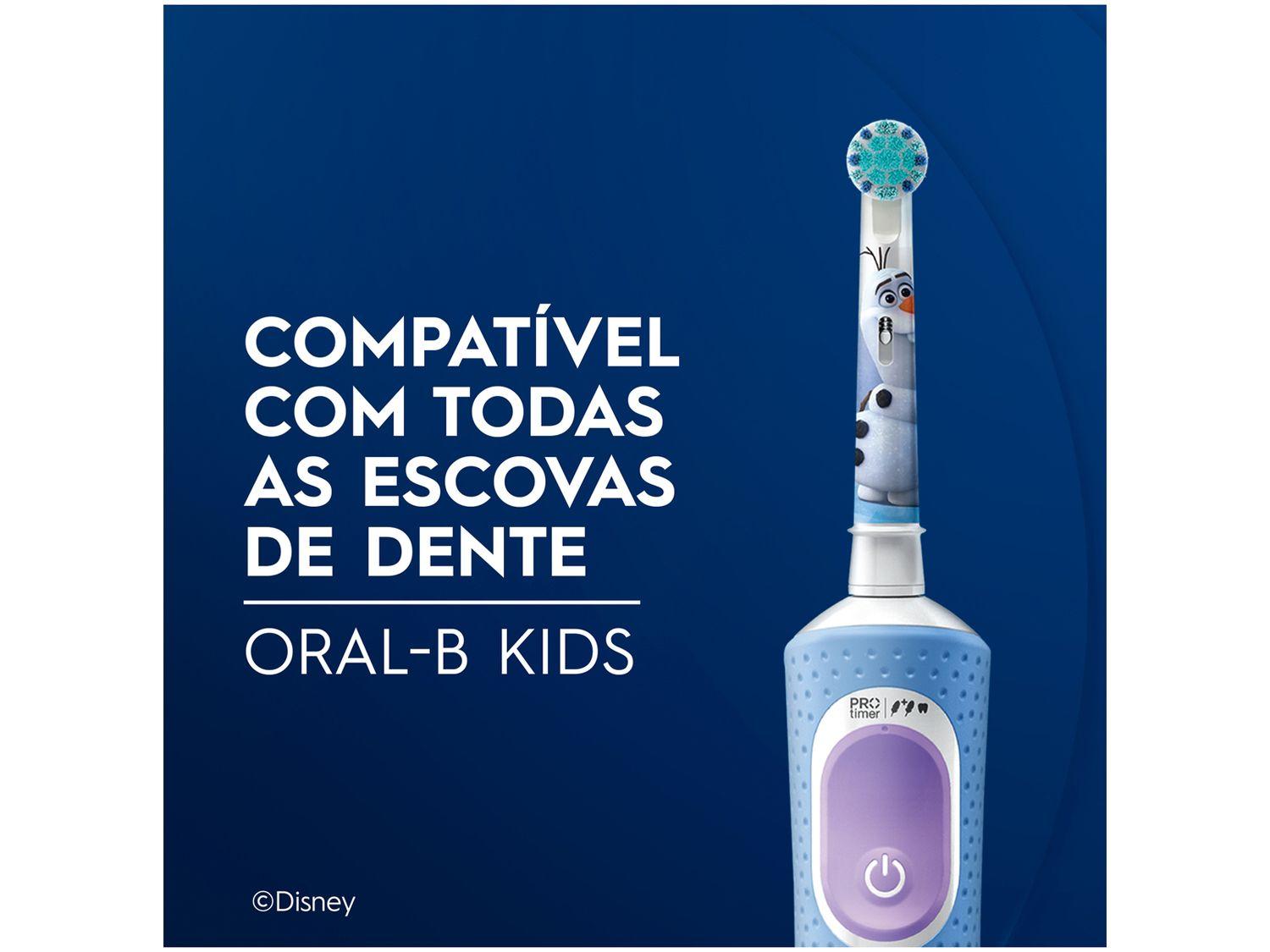 Refil para Escova de Dentes Elétrica Infantil Disney Frozen Oral-B Pro Kids 3+ 2 Unidades