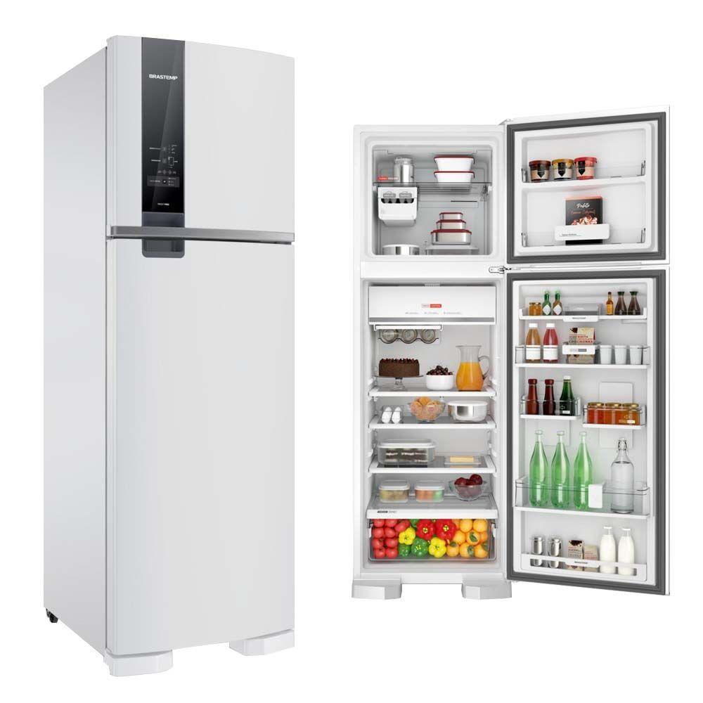 Refrigerador Brastemp Duplex Frost Free Branco 400L BRM54HB - 220V ...