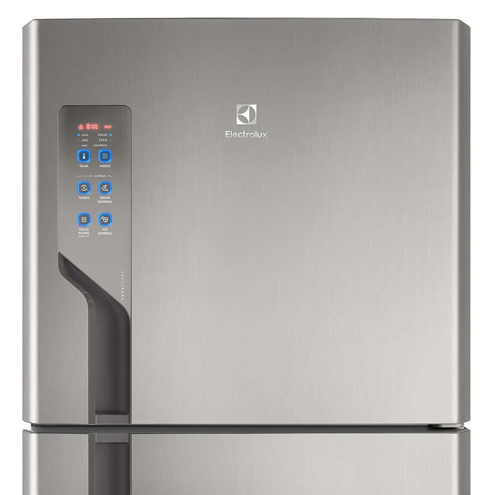 Refrigerador Electrolux Top Freezer 474L Platinum 220V TF56S Geladeira Duplex Magazine Luiza