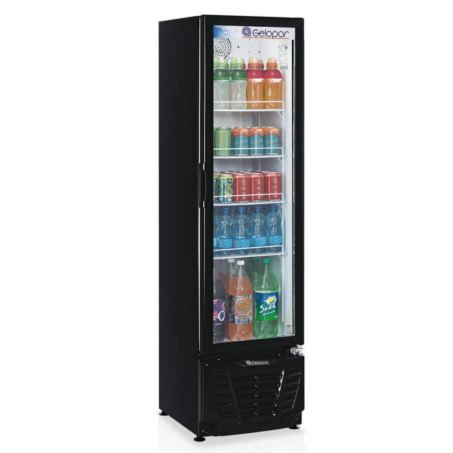 Refrigerador Expositor Vertical Frost Free 228L Profissional Gelopar