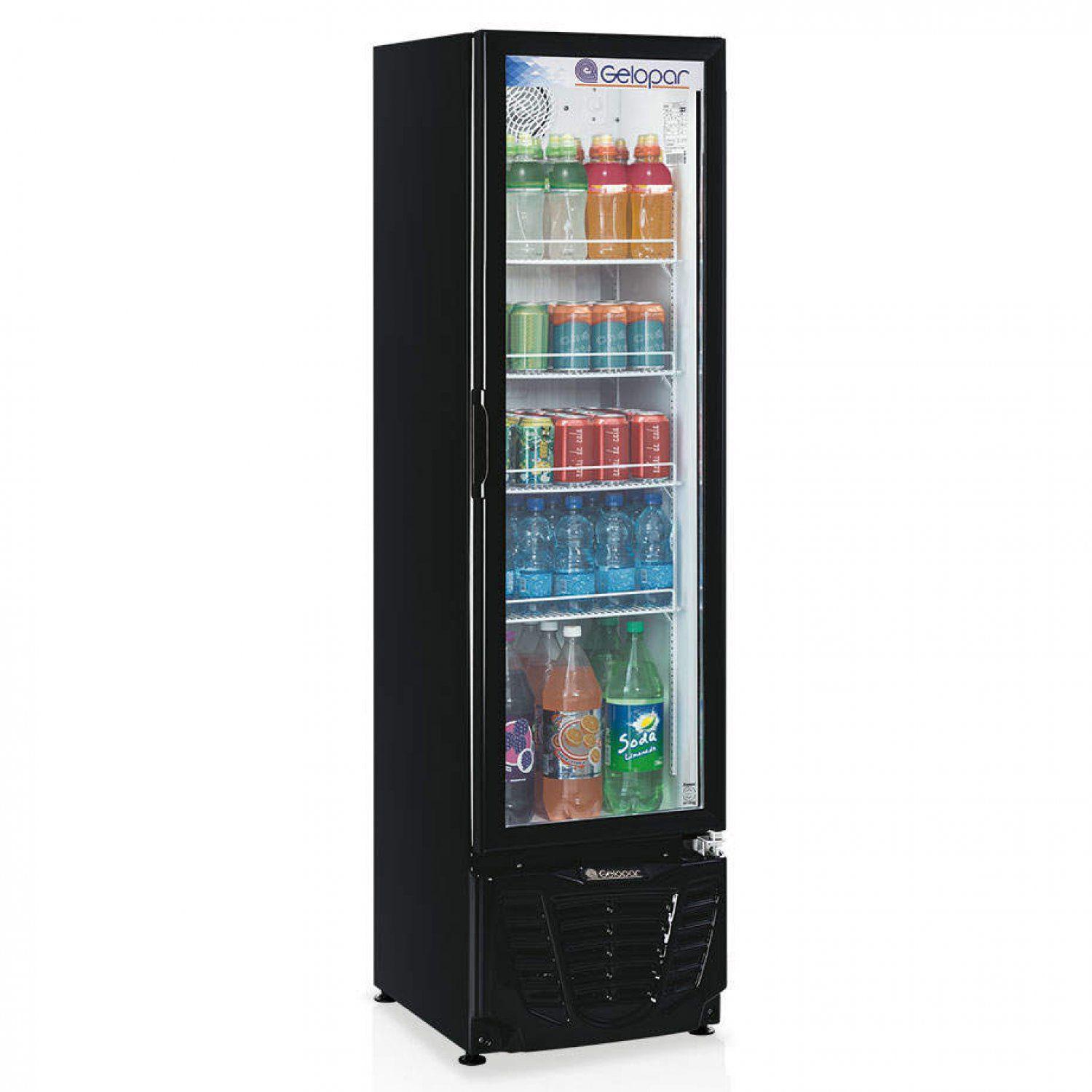 Refrigerador Expositor Vertical Frost Free 228L Profissional Gelopar