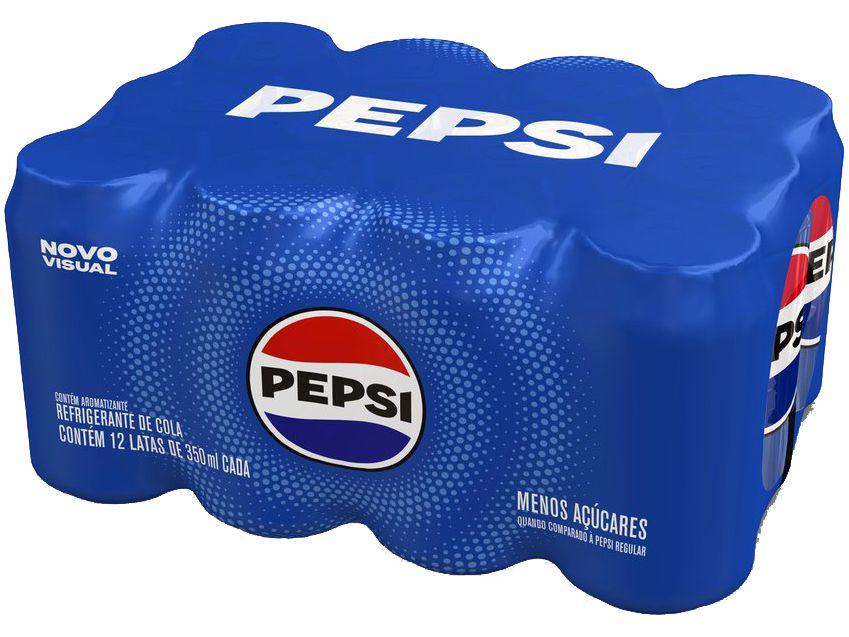 Refrigerante Pepsi Lata 350ml Pack 12 Unidades