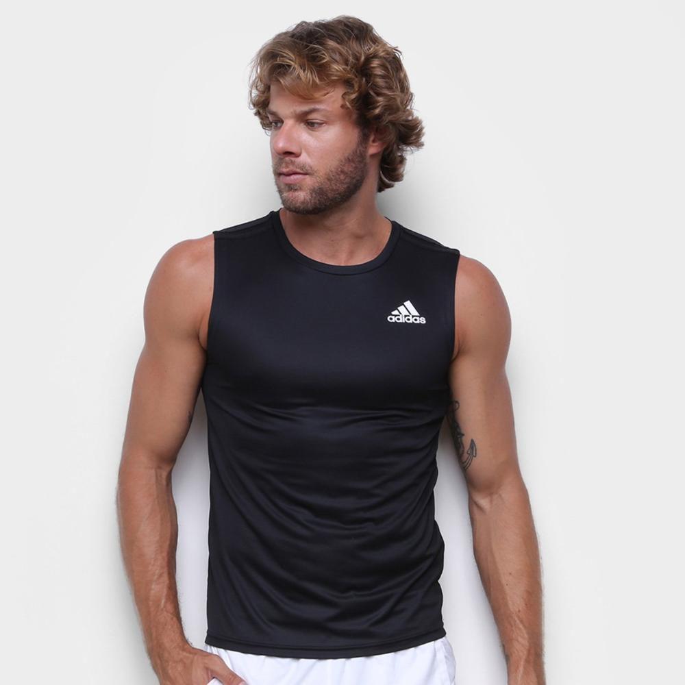 regata adidas d2m 3 stripes masculina