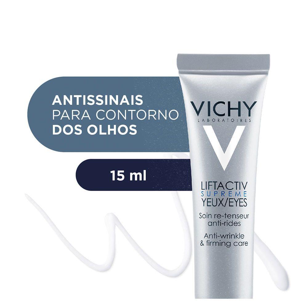 Vichy Liftactiv Supreme Olhos Antes E Depois Rejuvenescedor para Contorno dos Olhos Vichy - Liftactiv Supreme