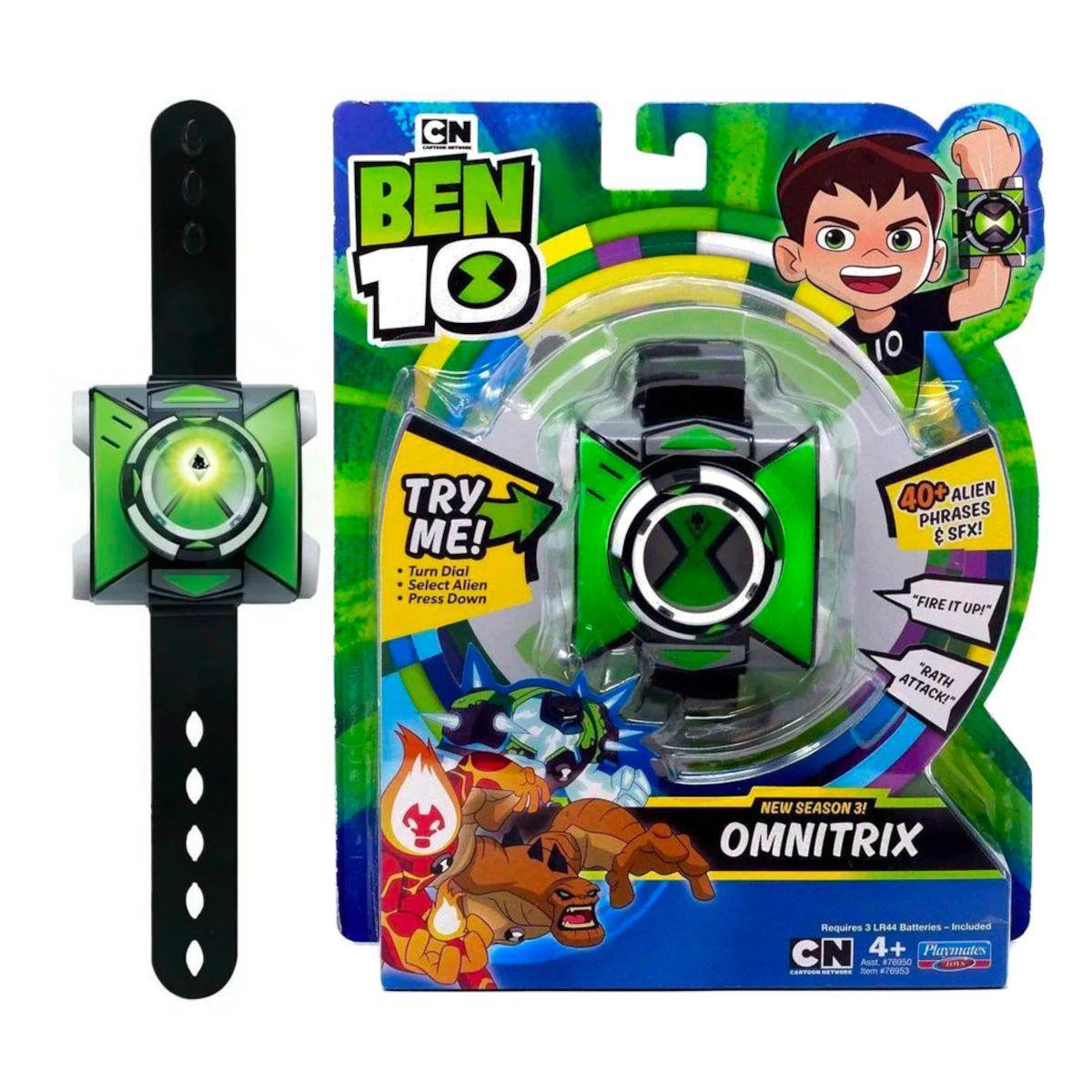 Relogio Ben 10 Omnitrix Série 3 Luzes E Sons Brinquedo Sunny - Relógio ...