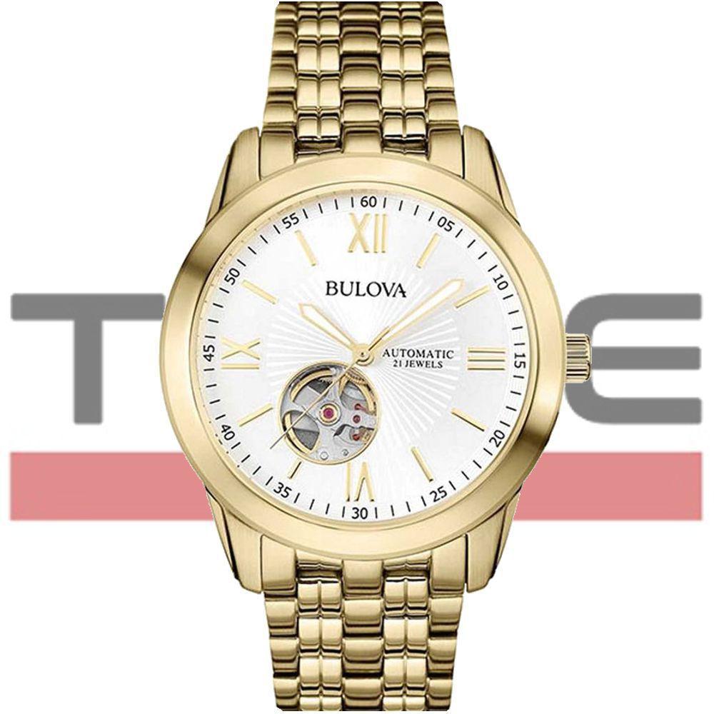 bulova dourado masculino