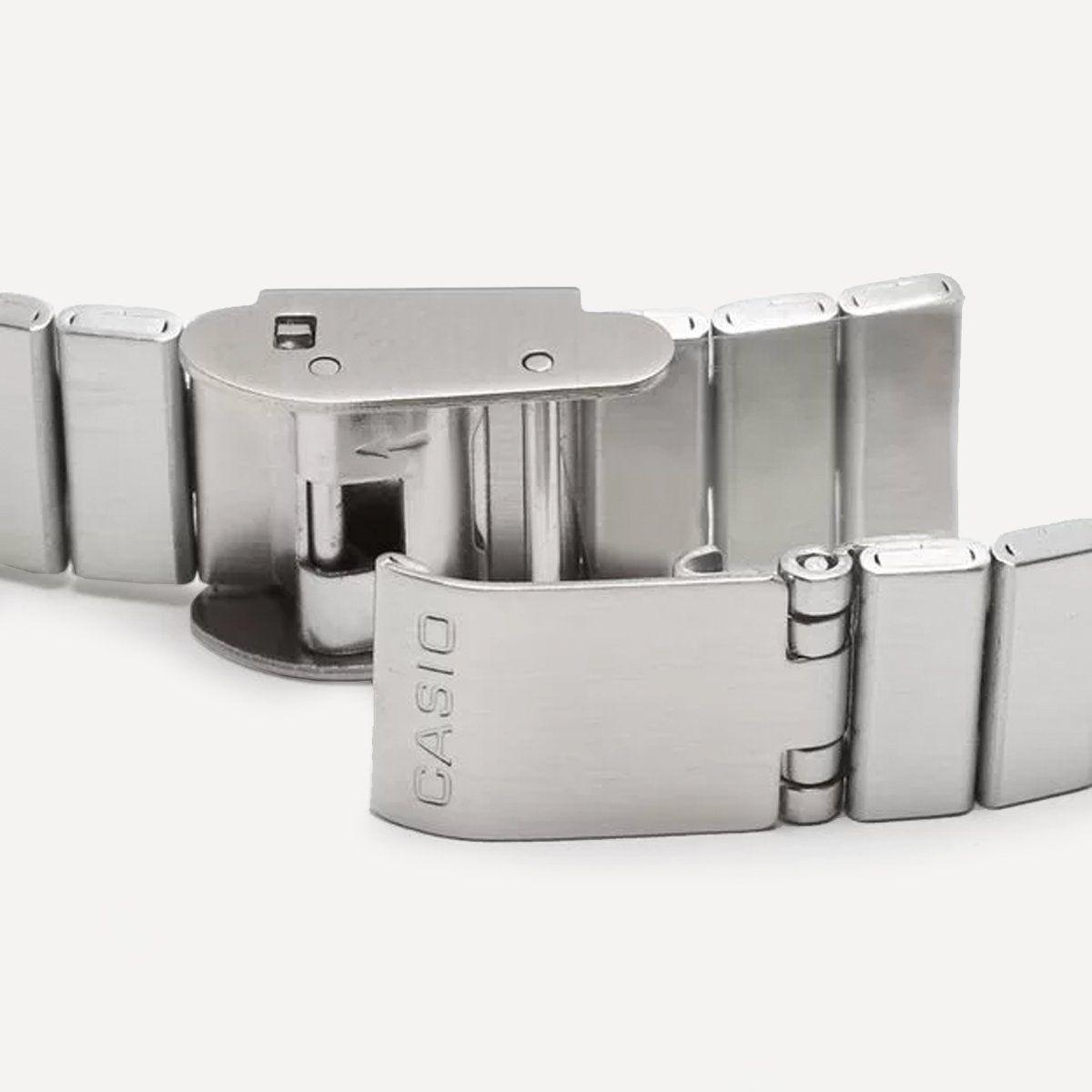 relógio casio vintage mini cinza prateado