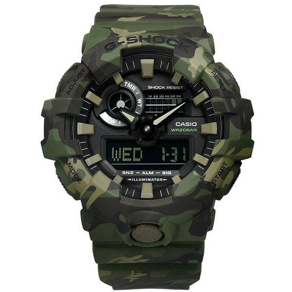 Relógio Casio G-Shock Camuflado GA-700CM-3ADR Resistente a choques -  Relógio Masculino - Magazine Luiza