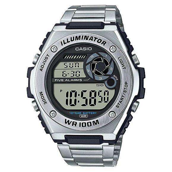 casio illuminator prata feminino