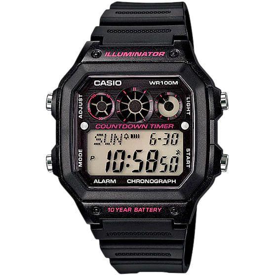 casio illuminator preto