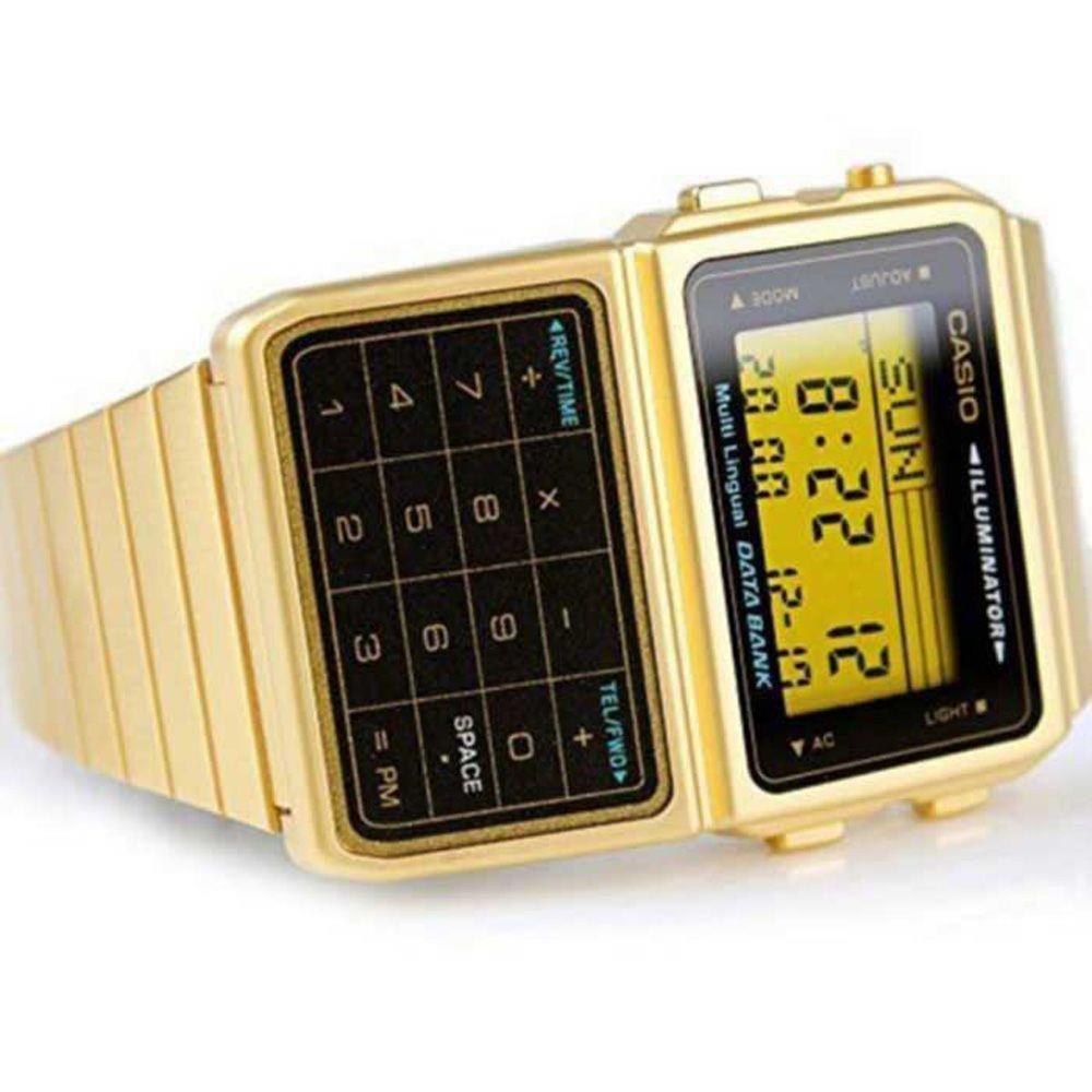 Relógio Casio Masculino Digital Calculadora Dourado DBC-611G-1DF - Relógio  de Pulso - Magazine Luiza
