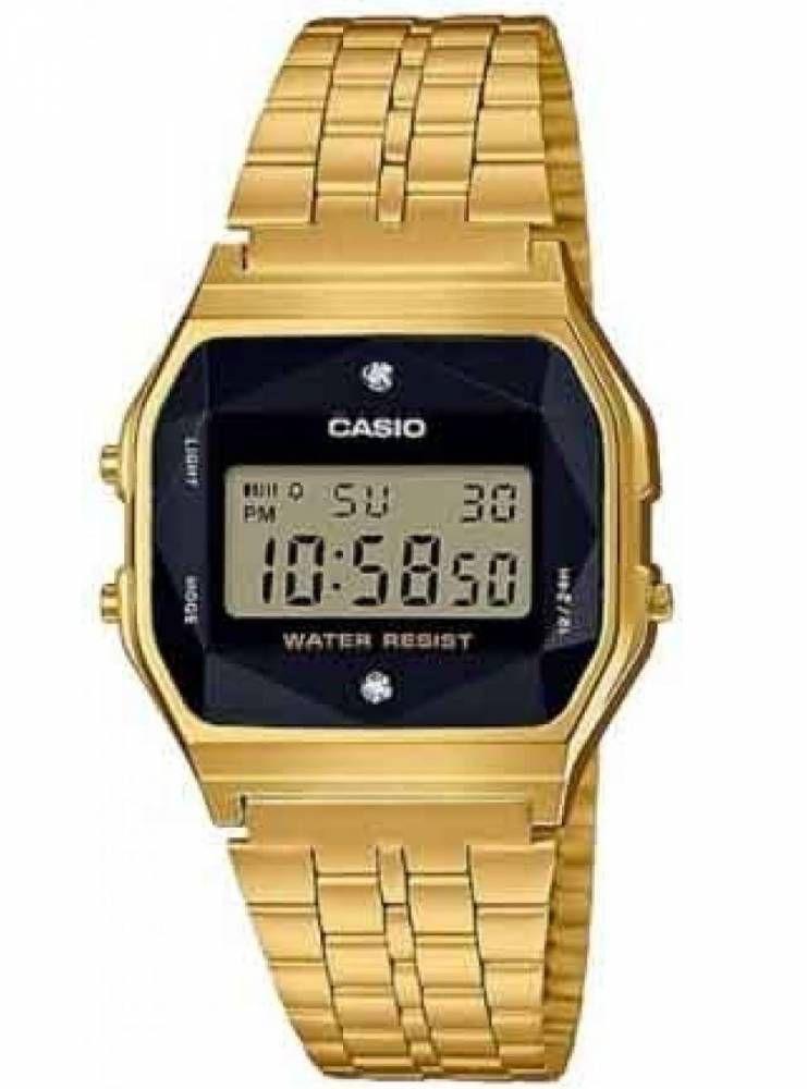 relogio casio vintage feminino diamond