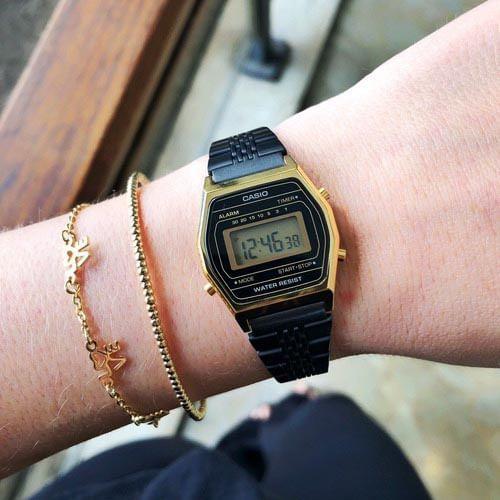 casio vintage feminino preto