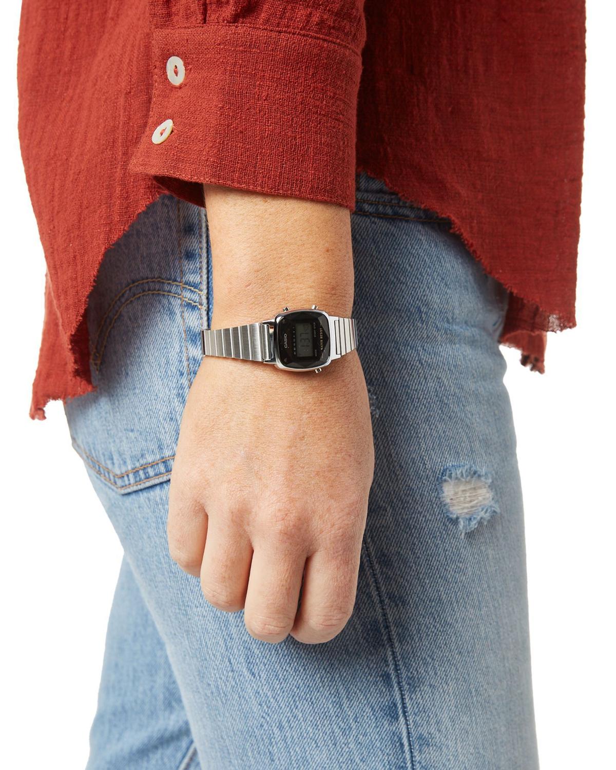 relogio casio vintage feminino diamond