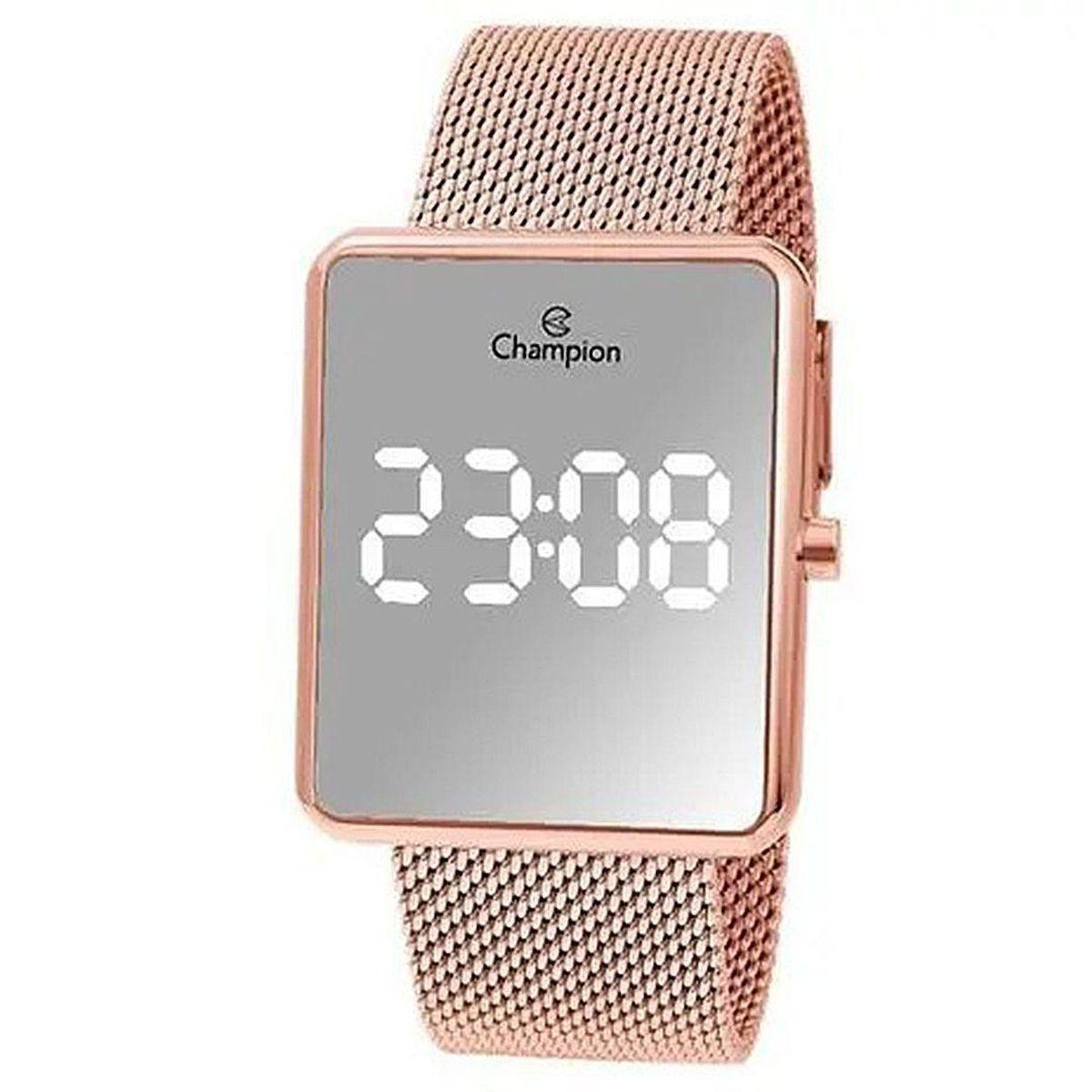 relógio champion feminino rose smartwatch