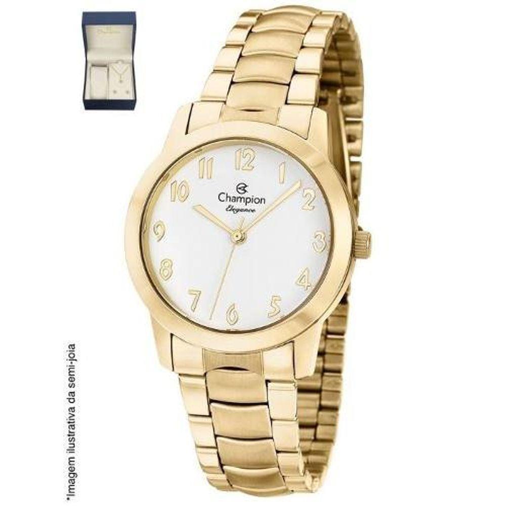 Relógio Champion Kit Dourado Classic CN26519W - Relógio de Pulso - Magazine  Luiza