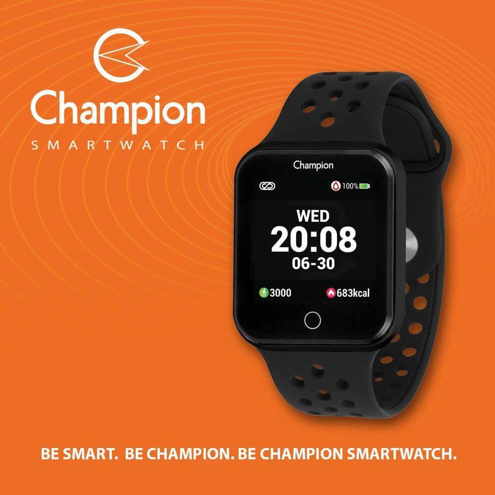 relógio champion smart bluetooth 4.0 rosé pulseira preta ch50006z smartwatch