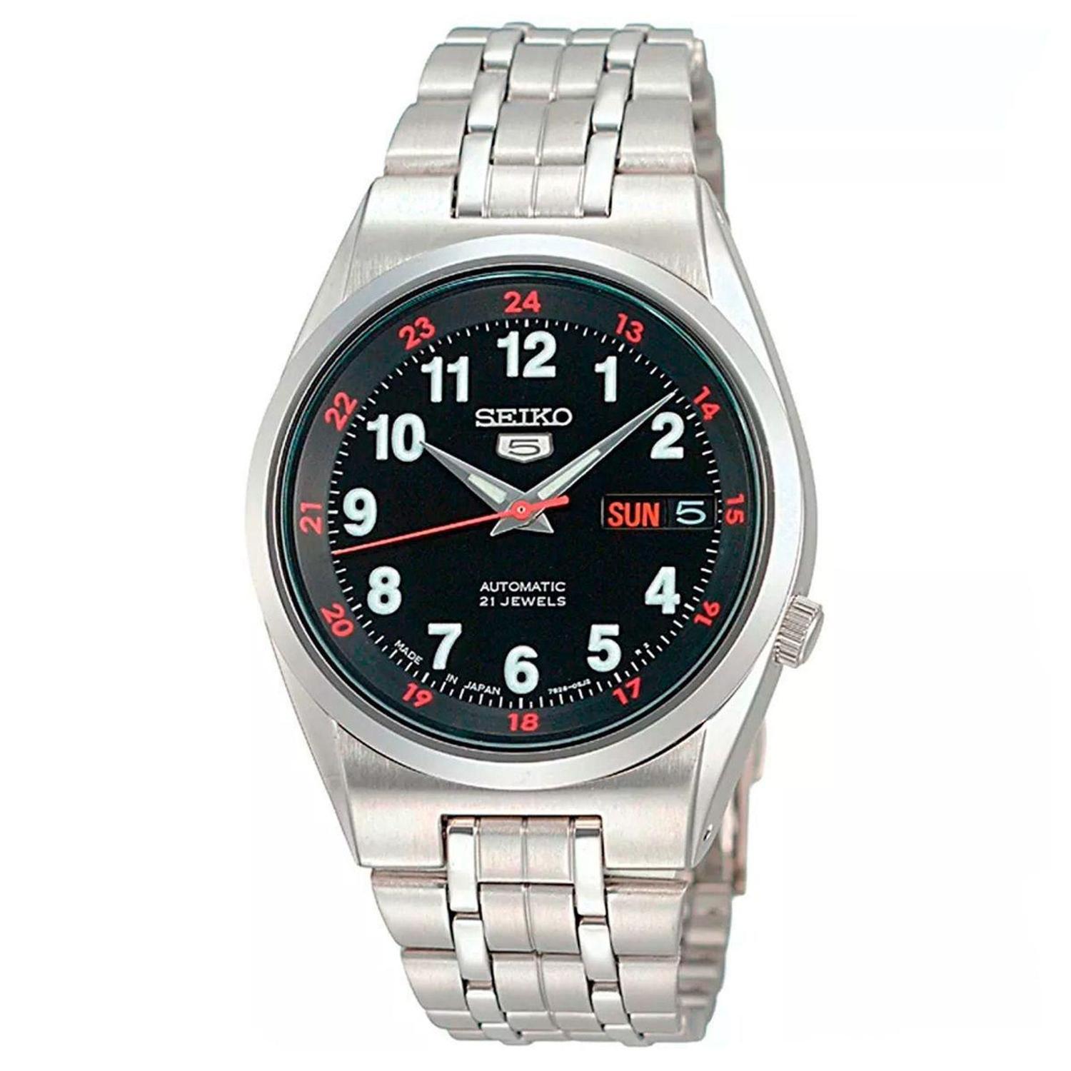 Relógio de Pulso Seiko Automático Com Máquina Exposta SNK589B1 P2SX - Prata  - Relógio Masculino - Magazine Luiza