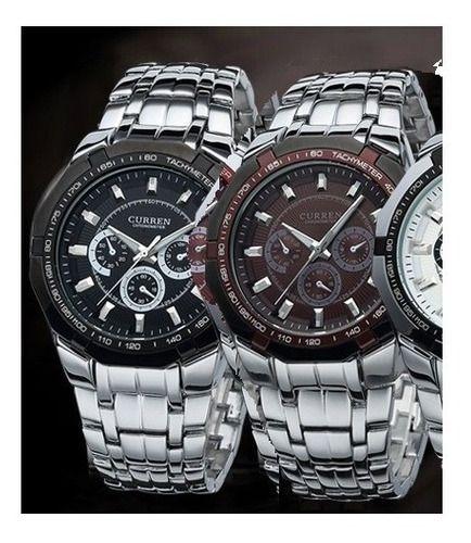 $12.31 (Free or Cheap Shipping) CURREN 8084 Men's Stainless Steel Band  Analog Quartz Wrist Watch (8084, Men, White) at m.FastTech.com - FastTech  Mobile