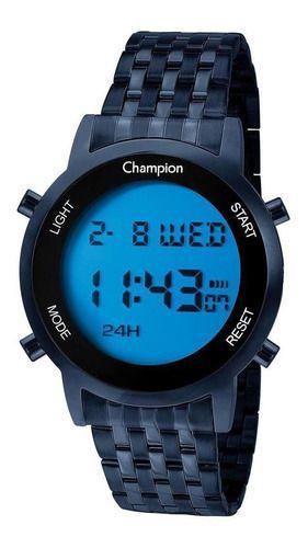 Relógio Champion Digital Unissex LED Azul - CH40277A - Relógio Champion  Digital Unissex LED Azul - CH40277A - Bemol CHAMPION | Bemol