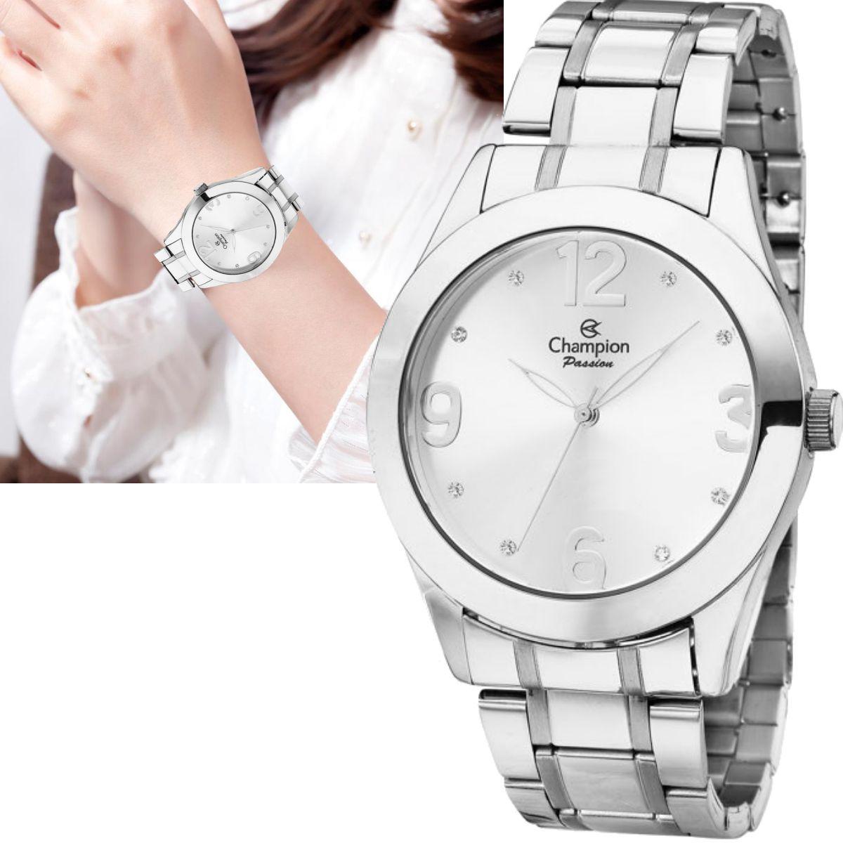 Relógio Champion Passion Prata Ch38459q no Shoptime
