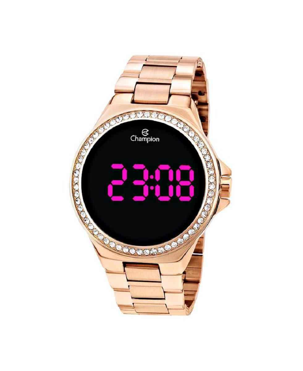 Relógio Feminino Digital Champion Rose Led Rosa CH40151Z - Relógio Feminino  - Magazine Luiza