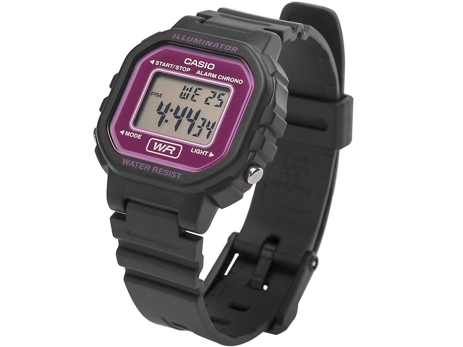Relógio Feminino Esportivo Digital - Casio - LA-20WH-4ADF - Relógio ...