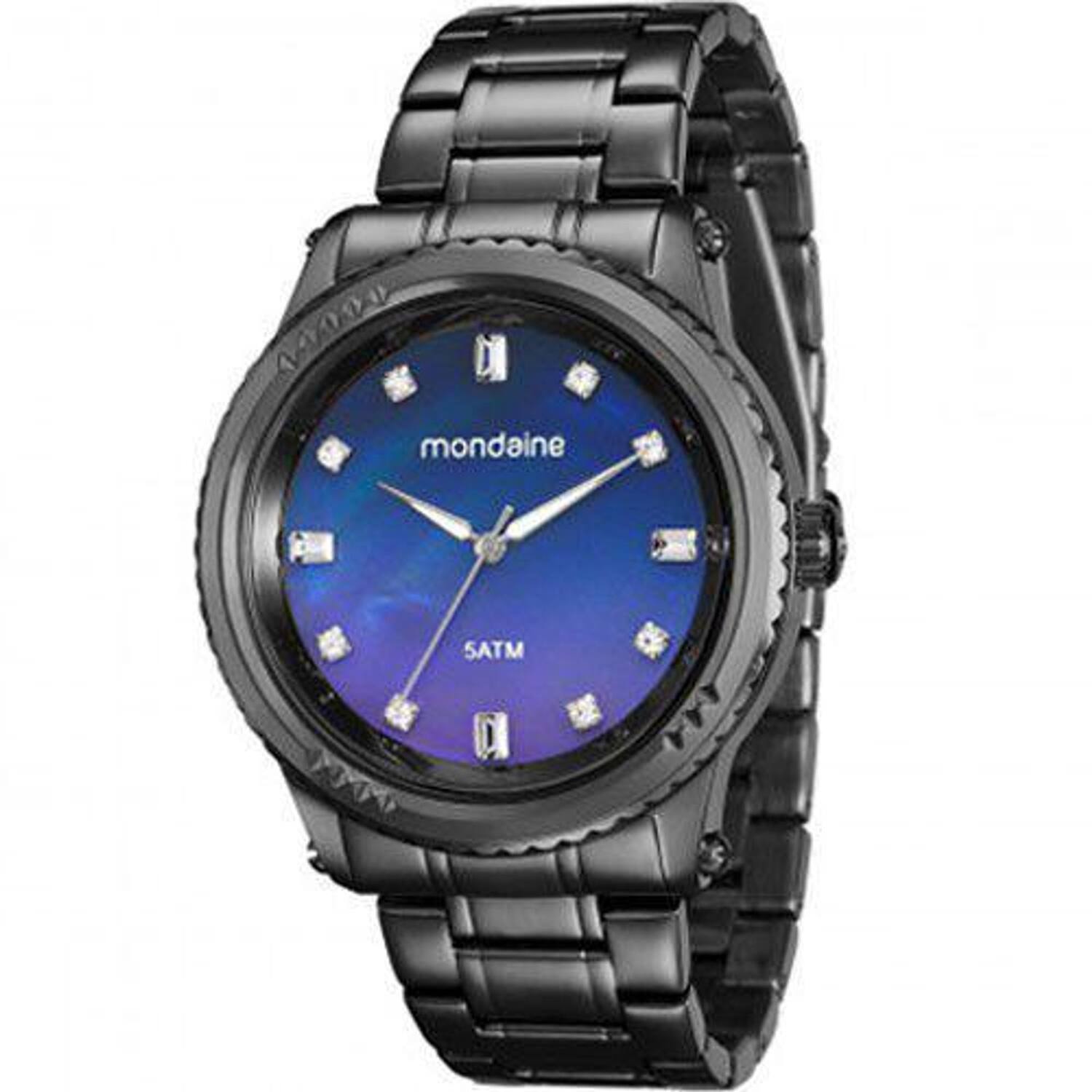 relógio feminino mondaine azul