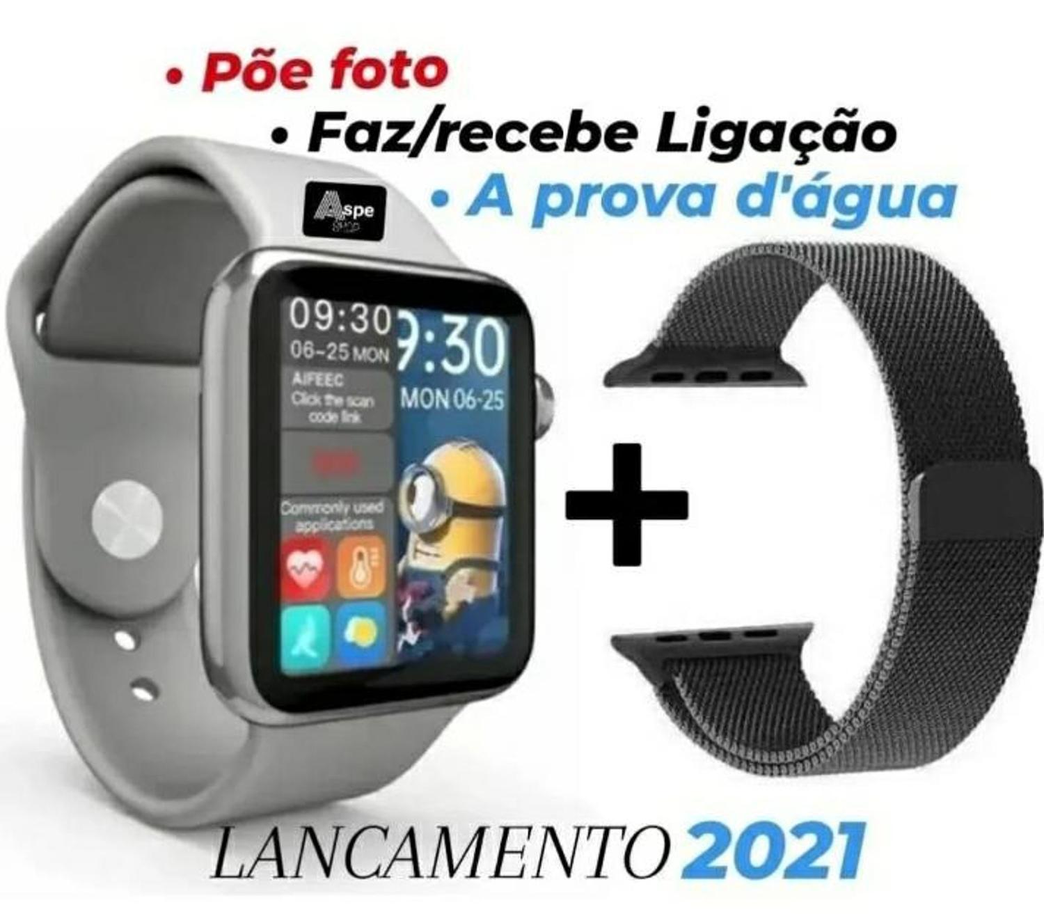 hw16 smartwatch preto