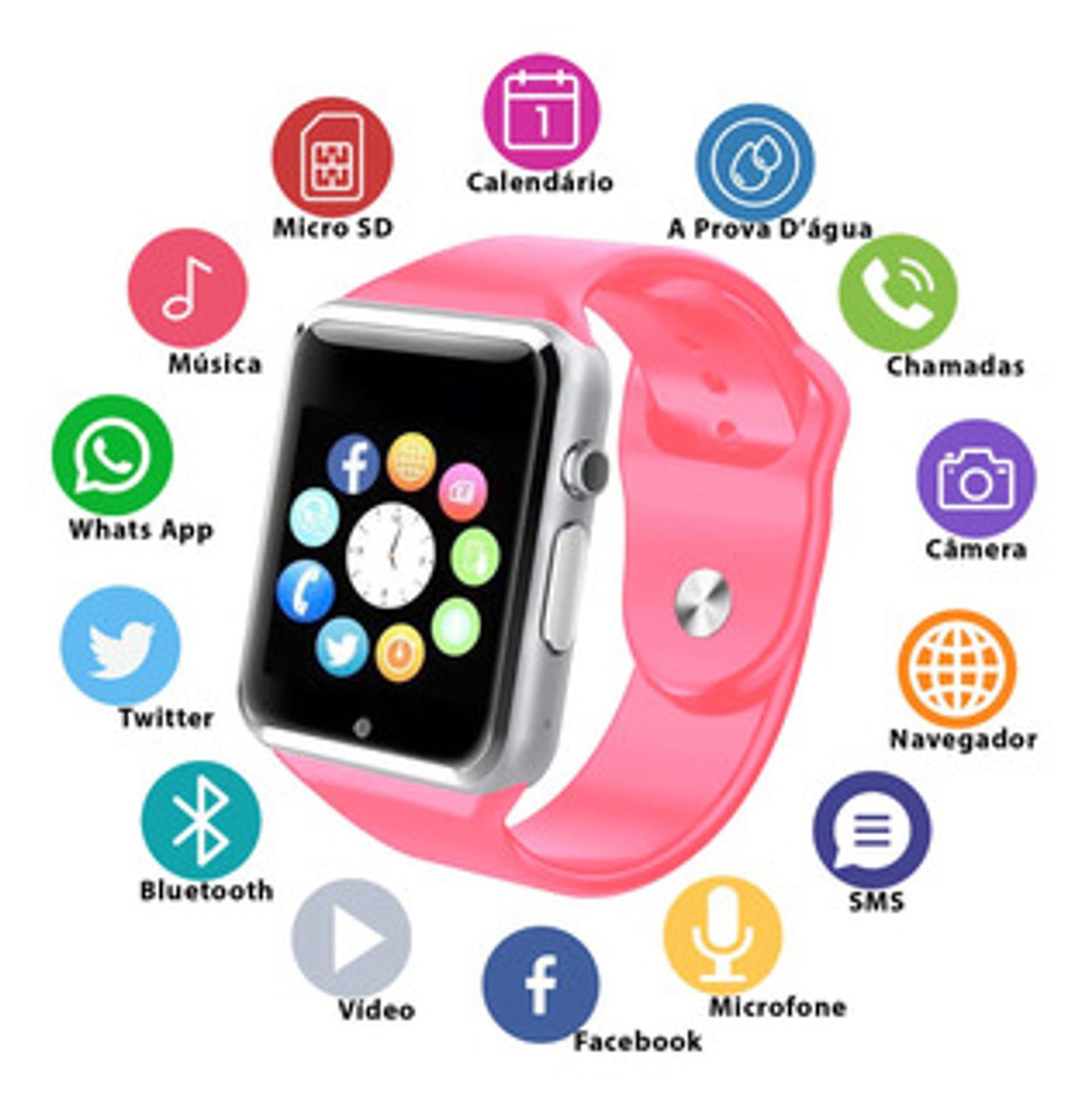 smartwatch a1 rosa