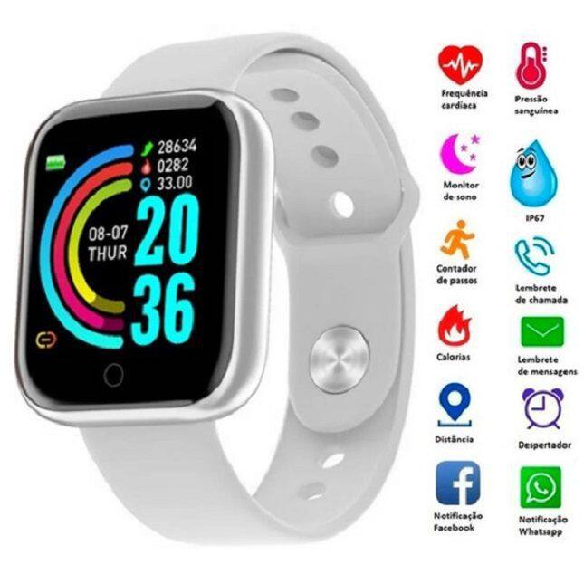 smartwatch d20 com bluetooth