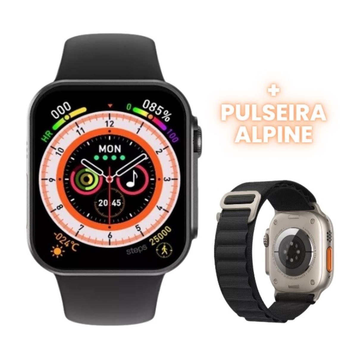 Relogio Inteligente Smartwatch HW8 Ultra Original Watch 8 Lançamento 2023  Nfc Comando de Voz Siri