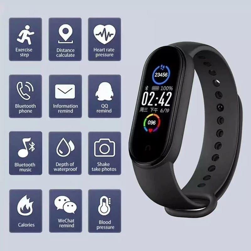 relógio smartband m5