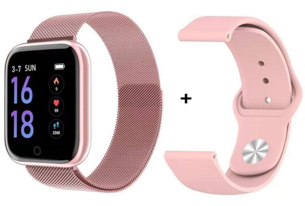 relógio smartwatch inteligente t80 ip67