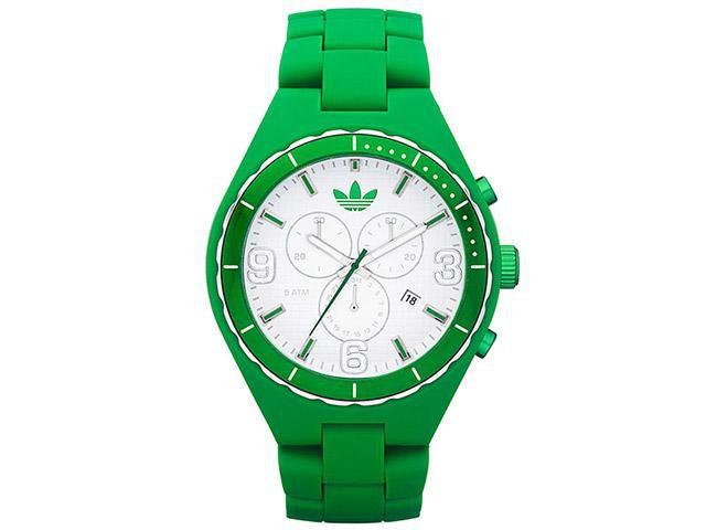 relogio adidas verde agua