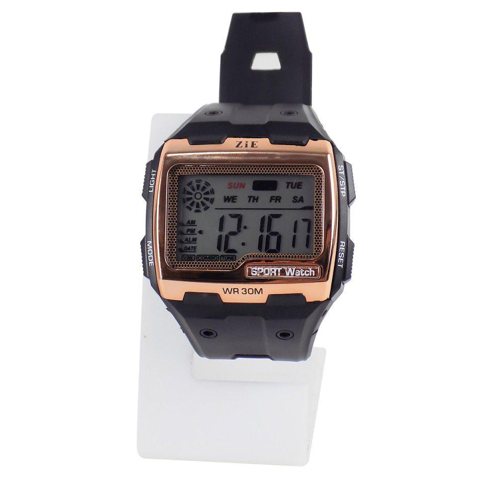 Relogio Masculino Digital Marrom A Prova D Agua Calendario Orizom Relogio Masculino Magazine Luiza