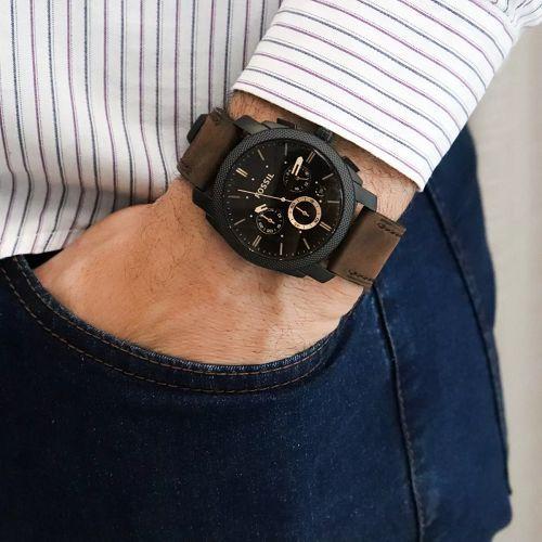 Relogio Masculino Fossil Analogico Social Couro FFS4656 Z Relogio Masculino Magazine Luiza