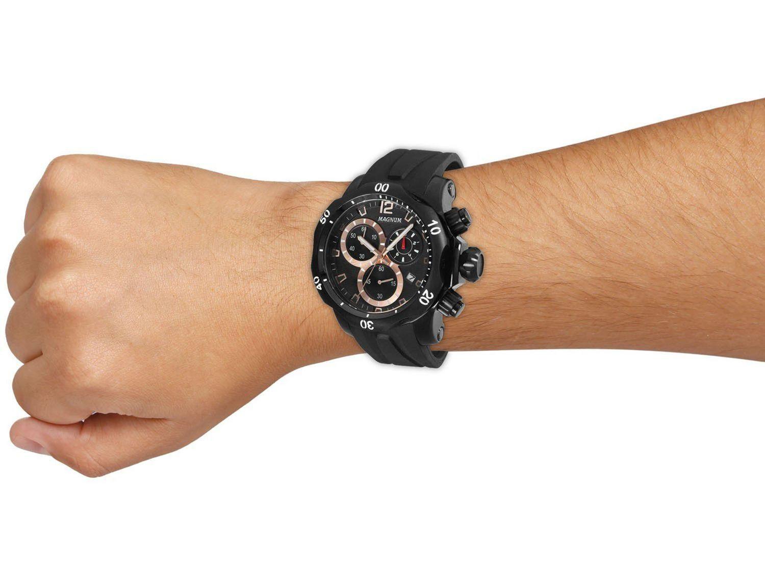Qual o Preço?】→ Preço Relógio Magnum Masculino Esportivo Ma33504f